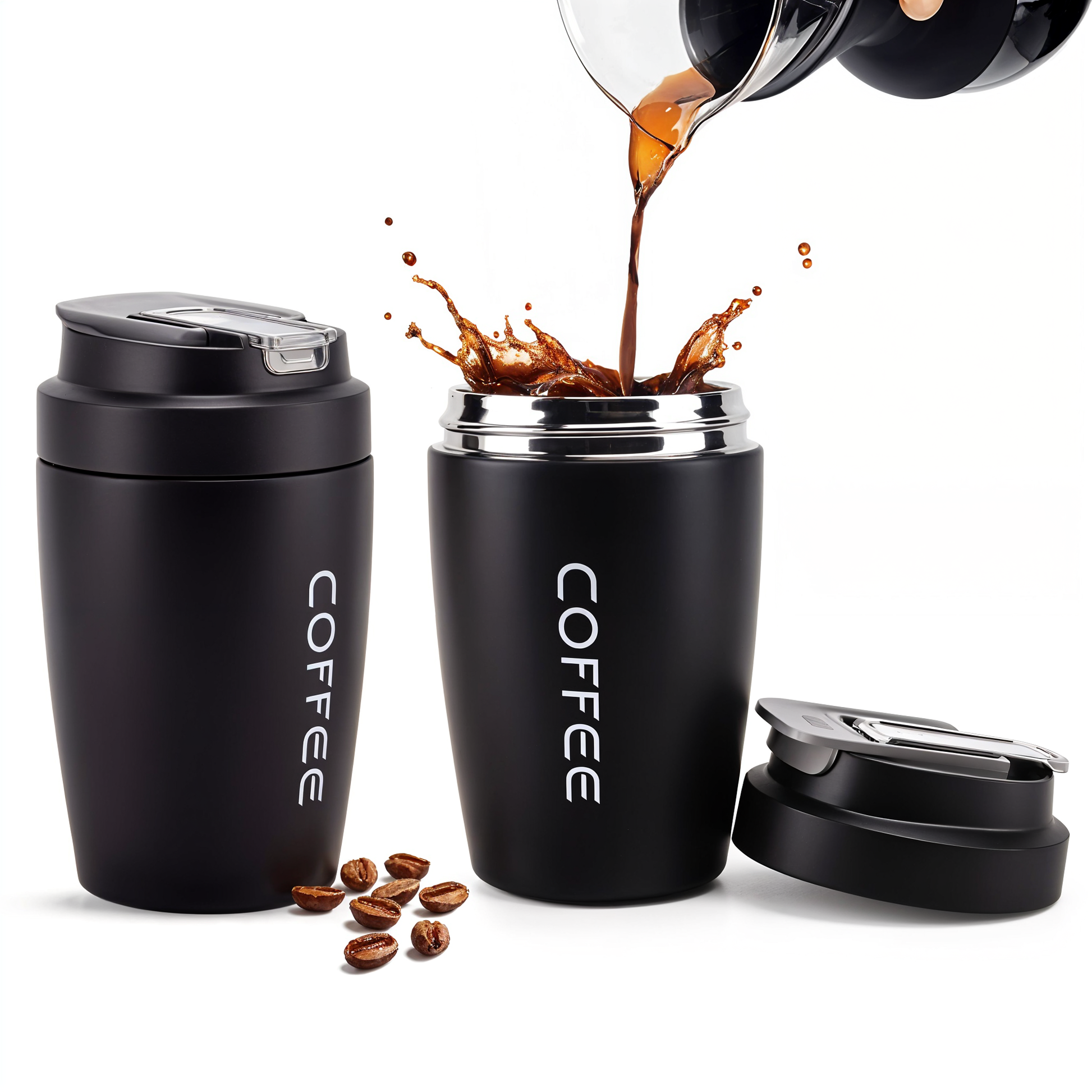 Diseñada para acompañarte cada día, esta taza térmica de 350 ml mantiene tu bebida caliente por más tiempo gracias a su doble pared de acero inoxidable. Perfecta para café, té o infusiones.